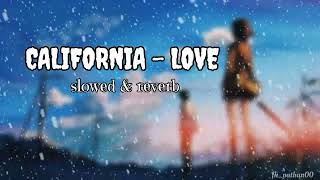 CALIFORNIA – LOVE Slowed amp reverb 2024 new music song song music [upl. by Stacy]