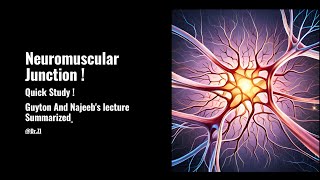 Neuromuscular Junction Quickly with Tricks Guyton And Najeeb Summarized [upl. by Man]