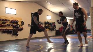 Kickboxing to heel hook variation [upl. by Pruter]