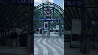 Canary Wharf station London [upl. by Atarman]