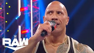 THE ROCK IS BACK Wants The Head of the Table  WWE Raw Highlights 1124  WWE on USA [upl. by Anertak]