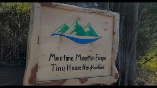 Virtual Tour MENTONE MOUNTAIN ESCAPE Tiny House Neighborhood [upl. by Oniotna]