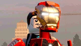 Lego Marvels Avengers all LEGO Iron Man Transformations  Hulkbuster [upl. by Teews]