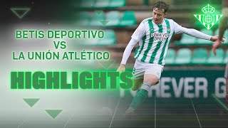 Resumen del partido Betis Deportivo  La Unión Atlético 12  CANTERA [upl. by Aluor]