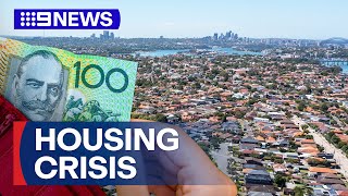 Struggling Aussies priced out of rental market report finds  9 News Australia [upl. by Annais71]