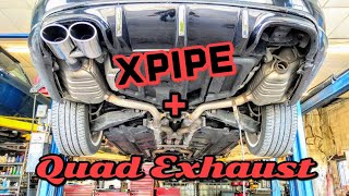 Mercedes Benz Magnaflow Xpipe Install amp Review [upl. by Adaynek]