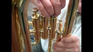 How to oil Euphonium Baritone valves [upl. by Enrak]