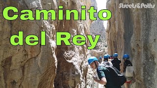 4K CAMINITO DEL REY SPAIN MALAGA WALKING TOUR [upl. by Cacka]