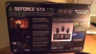 UNBOXING  Gainward GeForce GTX 770 Phantom [upl. by Aihsilef]