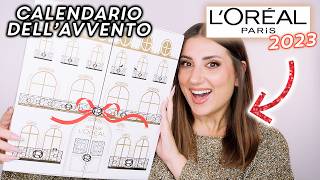 CALENDARIO DELLAVVENTO LOREAL PARIS 2023 🎁 [upl. by Morly]