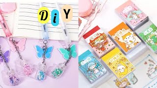 🌈 DIY cute stationery  How to make stationery supplies at home  Handmade stationery  Easy craft🌈 [upl. by Henig224]