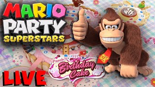 Mario Party Superstars Peachs Birthday Cake  DONKEY KONG IS ANNOYING [upl. by Terrell609]