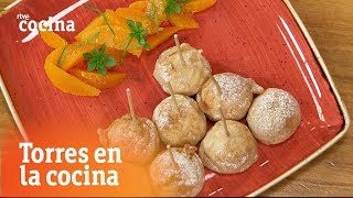 Cómo hacer helado frito  Torres en la Cocina  RTVE Cocina [upl. by Eicirtap]