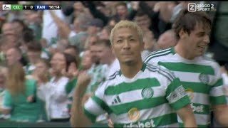 Daizen Maeda Goal Celtic vs Rangers 30 All Goals and Extended Highlights [upl. by Nnylahs]