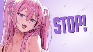 Nightcore  STOP  UPSAHL Lyrics [upl. by Aisyram]