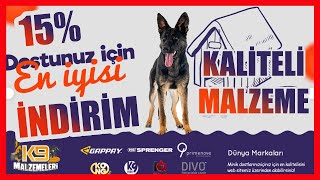 K9 MALZEMELERİ  KÖPEK MALZEMELERİ  BÜYÜK İNDİRİM [upl. by Idola]