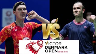 MSR16 Viktor Axelsen DEN VS Alex Lanier FRA  Badminton Victor Denmark Open 2024 [upl. by Ynnub]