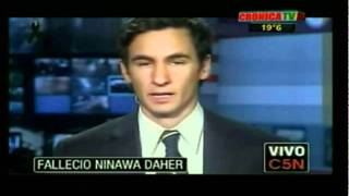 TRAGEDIAS DE FAMOSOS  CRONICA TV  NINAWA DAHER  4 parte [upl. by Kline]