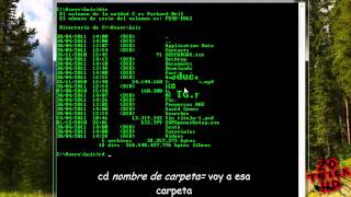 Como usar CMD  MSDOS  Comandos  Windows  Parte 12  2011 HD [upl. by Parke]