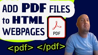 How to Add PDF Files to HTML Web Pages Using PDF JS Library  PDF Viewer [upl. by Amleht]