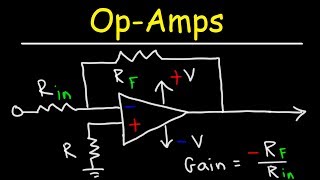 Operational Amplifiers  Inverting amp Non Inverting OpAmps [upl. by Aicnelev]