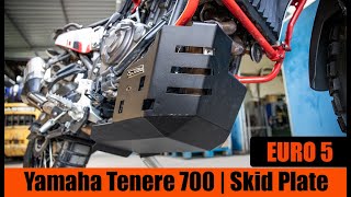 Yamaha Tenere 700 Euro 5 Skid Plate  Installation Instructions outbackmotortek yamahatenere700 [upl. by Novled357]