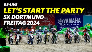 SXLivestream Freitagabend 2024 39 ADAC Supercross Dortmund [upl. by Scholz359]