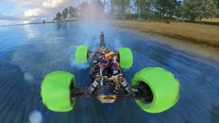 How to Make Your RC Car Drive on Water DIY Amphibious Car [upl. by Aroda]