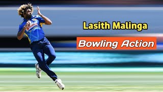 Lasith Malinga Bowling Action Slow Motion [upl. by Andel900]