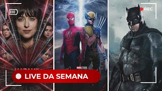 LIVE 🔴 Batman HomemAranha Marvel Madame Teia Avatar Nintendo Disney Crepúsculo [upl. by Bohlen]