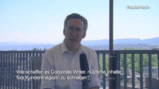 Executive Dominik Allemann Corporate Writer finden ihre Stories selber [upl. by Japheth]