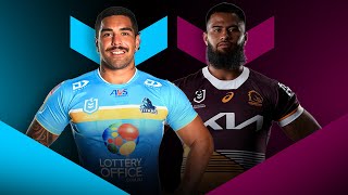 NRL 2024  Titans v Broncos Round 22  Match Preview [upl. by Ohnuj418]