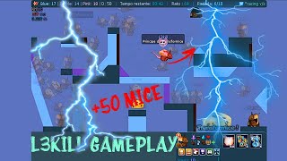 L3kill Spank 50 Mice Transformice [upl. by Milano270]