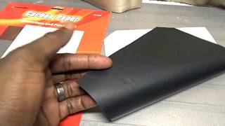 ✅ How To Use Porelon Black Carbon Paper Review [upl. by Venice]