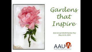 DAW AAUW GARDEN TOUR 2023 [upl. by Euqnom]