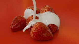 Strawberries amp cream P1  FREE TUTORIAL [upl. by Basile234]