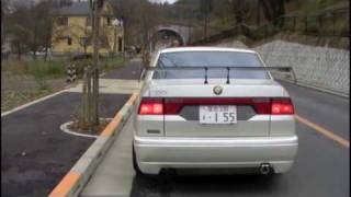 ALFA155 V6 nuvora white Exhaust Sound 2 [upl. by Cathee]