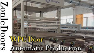 ZonleDoorsWholesale WPC Door Factory Tour [upl. by Nnalatsyrc]