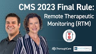 CMS 2023 Final Rule Remote Therapeutic Monitoring RTM [upl. by Irra]