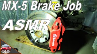 MX5 ND Brembo Brake Job No Talk just work [upl. by Placido622]