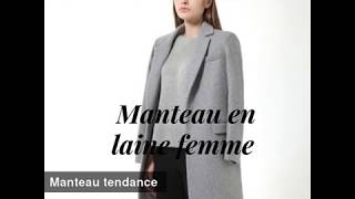 MANTEAU EN LAINE POUR FEMME [upl. by Gilson968]