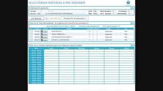 Sistema de Inscripción de Materias para nuevo ingreso [upl. by Ahcsas996]