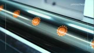 laser etching technology for rotogravure cylinder by Janoschka [upl. by Acisse80]