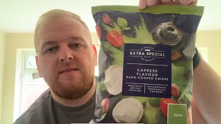 Asda Caprese Flavour Crisps  Review [upl. by Essilec62]