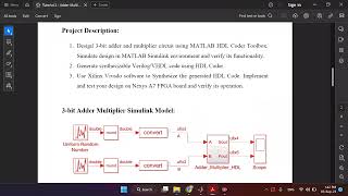 Tutorial 2 3bit Adder and Multiplier Design using HDL Coder  Part 1 [upl. by Sheley110]