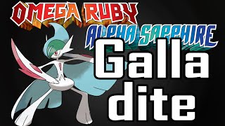 GALLADITE Location 【How to get Galladite】 Pokemon Omega Ruby Alpha Sapphire [upl. by Aisatsan83]