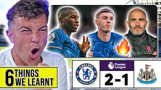 6 THINGS WE LEARNT FROM CHELSEA 21 NEWCASTLE 🏆 [upl. by Anuaf359]