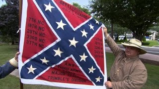 Reenactors Confederate flag is history not hate [upl. by Snell900]