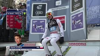 Kamil Stoch  1435m  Bischofshofen  2017  trial round [upl. by Ury]