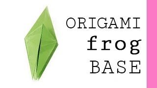 Origami Frog Base [upl. by Ainotal]